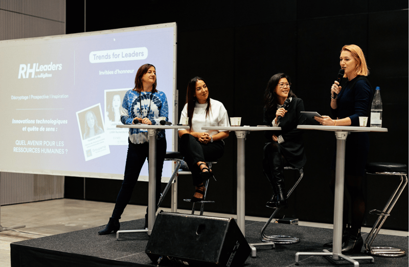 Conférence Leaders RH by lesBigBoss : Laure Juillière,  Laura Pho DUC, Yasmine Sardi